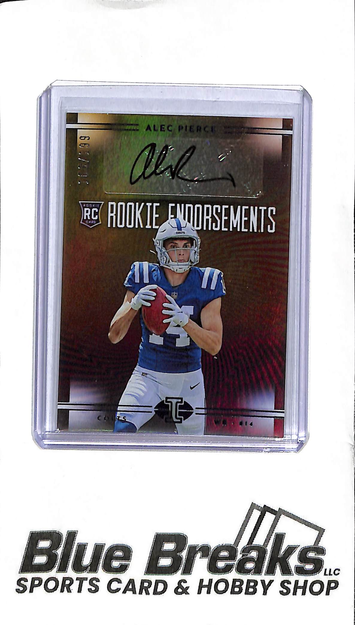 2022 Panini Illusions - Alec Pierce RE-AP - Auto 106/199 - Football - Colts