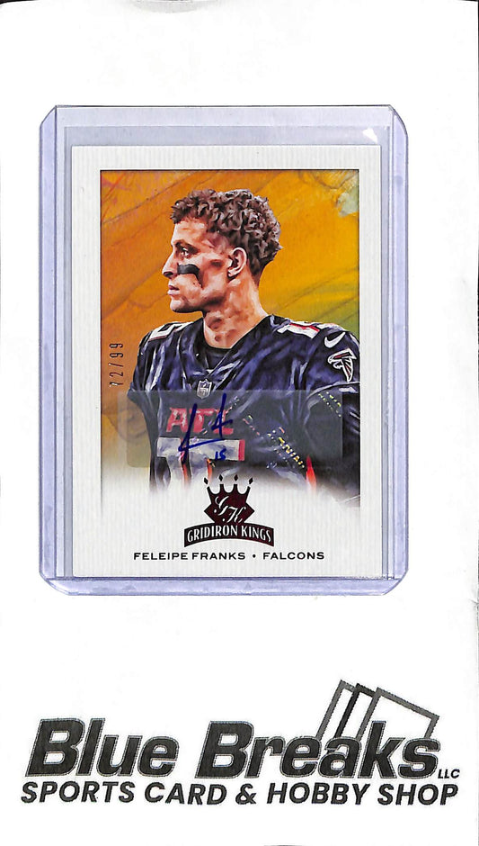 2021 Panini Chronicles - Felipe Franks Rookie Auto - GK-11 - 72/99 - Football - Falcons