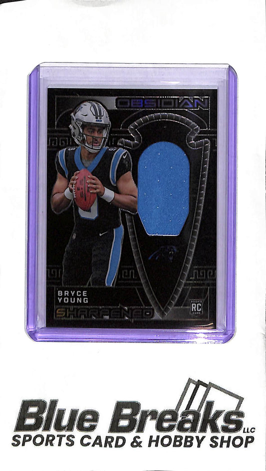 2023 Panini Obsidian - Bryce Young Rookie Patch - SSW-BYO - 077/199 - Football - Panthers