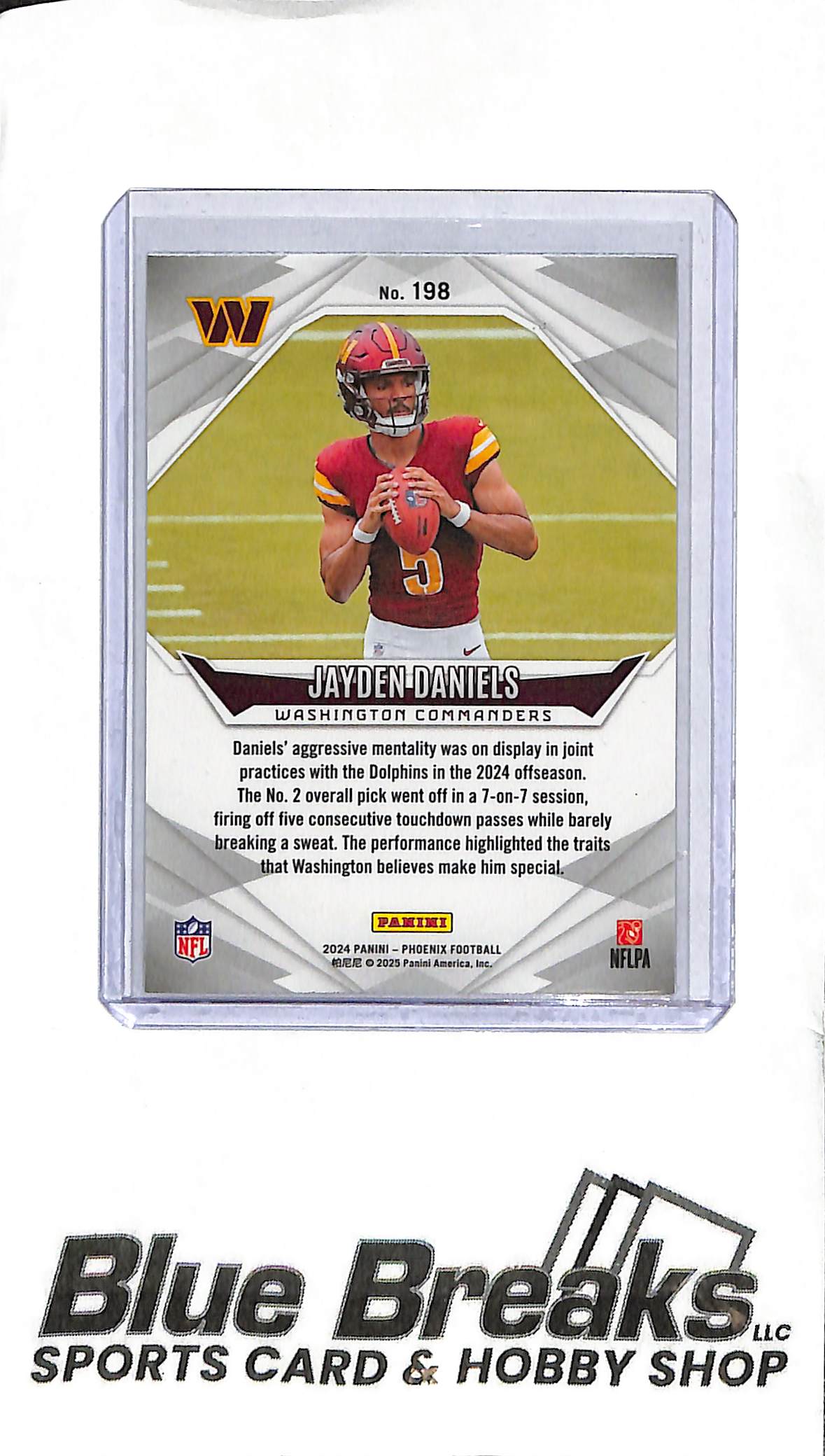 2024 Panini Phoenix - Jayden Daniels #198 - Rookie - Football - Commanders