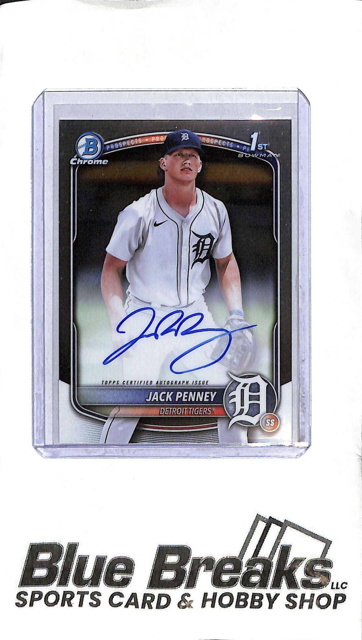 2025 Bowman - Jack Penney 1st Bowman Auto - CPA-JPY - Baseball - Tigers