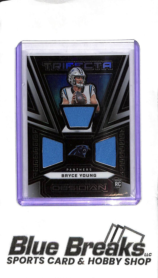 2023 Panini Obsidian - Bryce Young Rookie Patch - TRI-BYO - 021/199 - Football - Panthers
