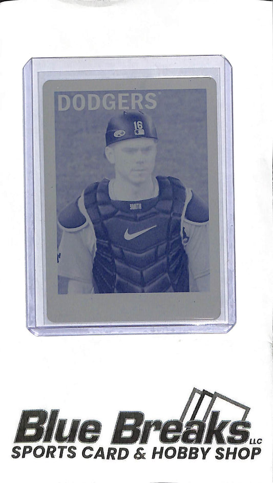 2024 Topps Archives - Will Smith #198 - Cyan Printing Plate 1/1 - Baseball - Dodgers