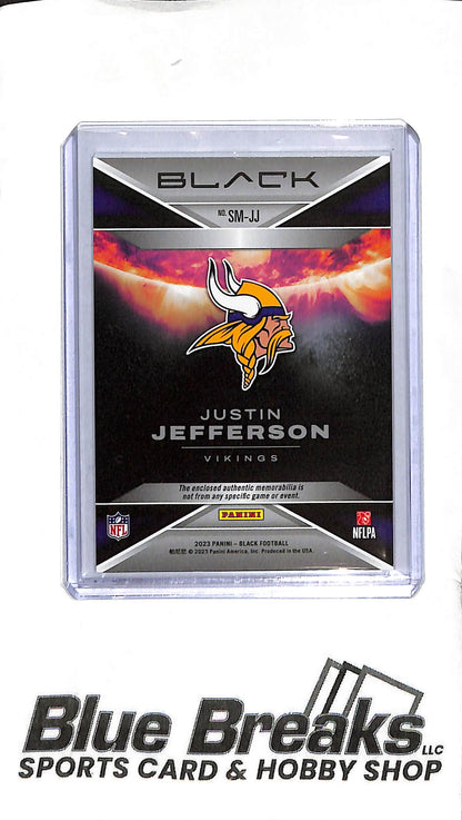 2023 Panini Black - Justin Jefferson Patch - SM-JJ - 19/99 - Football - Vikings