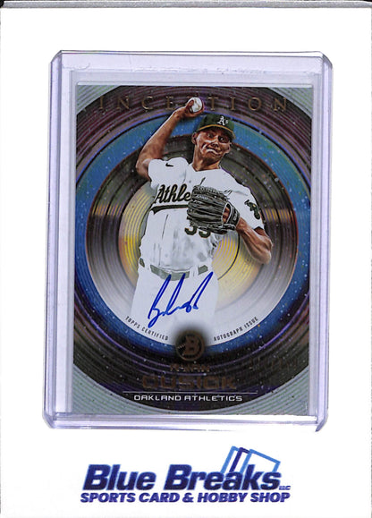 2022 Bowman - Inception - Ryan Cusick - Auto - 109/399 & 250/399 - #PA-RCK - Baseball - Athletics