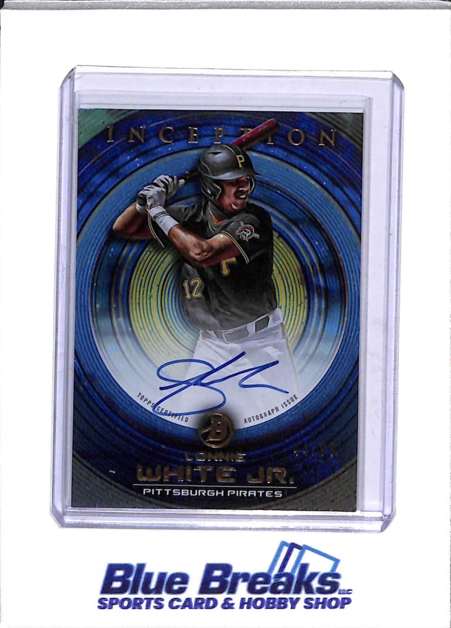 2022 Bowman - Inception - Lonnie White Jr - Auto 44/99, non-auto 31/75 & 30/99 - Baseball - Pirates