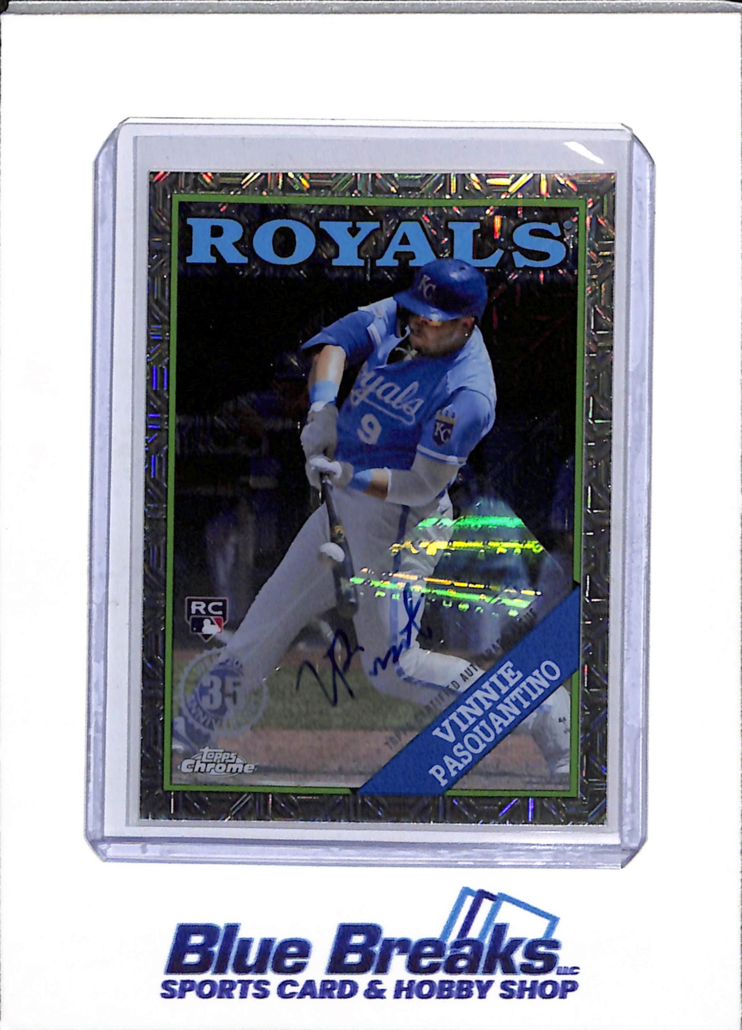 2023 Topps - Series One - Mojo Refractor - Auto Rookie Card - Vinnie Pasquantino - 158/249 - #T88C-91 - Baseball - Royals