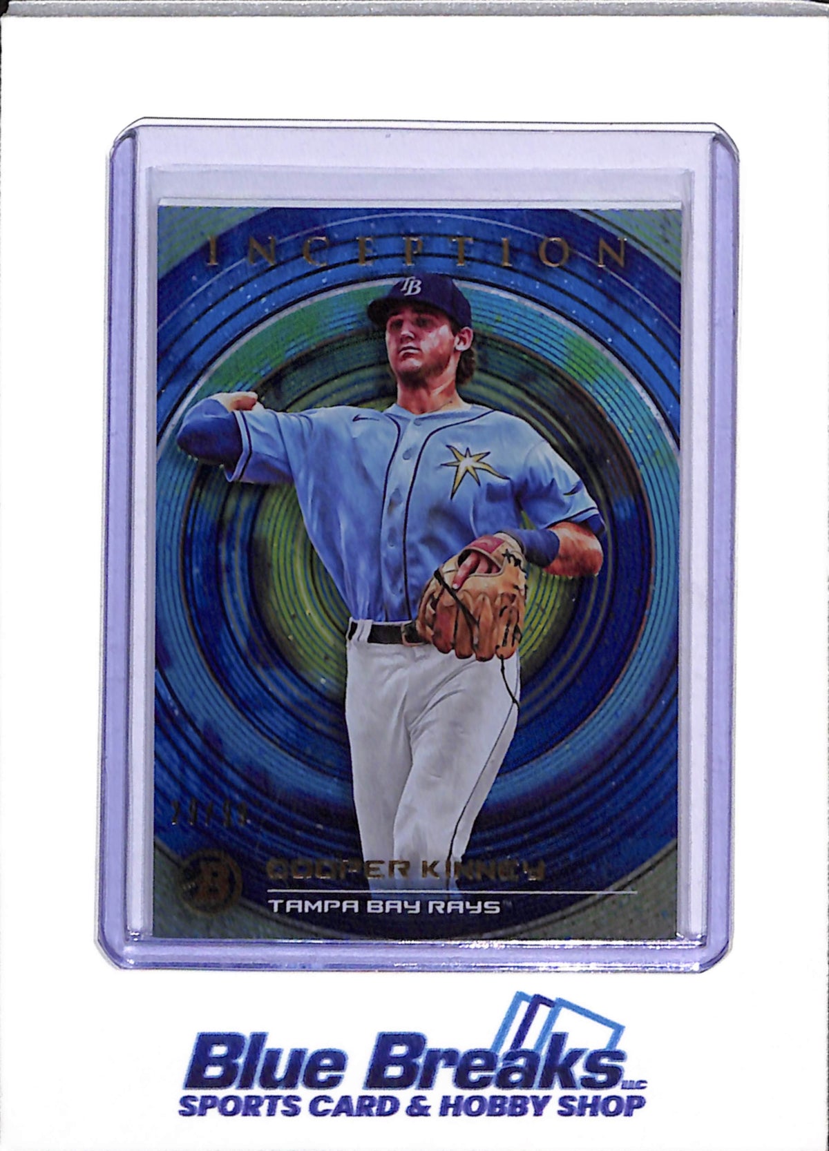 2022 Topps - Bowman - Inception Autos - Taj Bradley - 039/399 - Ryan Spikes - 103/399 - Alejandro Pie - 15/75 - Cooper Kinney - 29/99 - Baseball - Rays