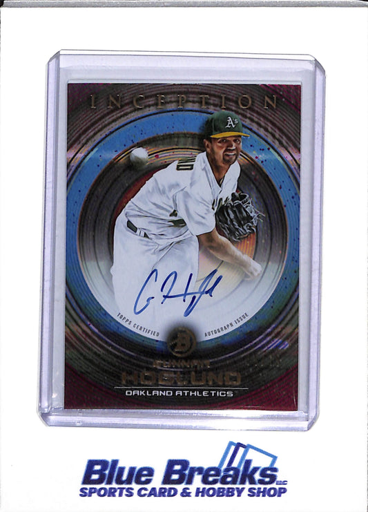 2022 Topps - Bowman - Inception - Gunnar Hoglund - Auto - 05/75 - #PA-GH - non-auto Blue/Aqua - 42/99 - #71 - Blue/Black - 59/99 - #71 - Yellow - 16/50 - #71 - Baseball - Athletics