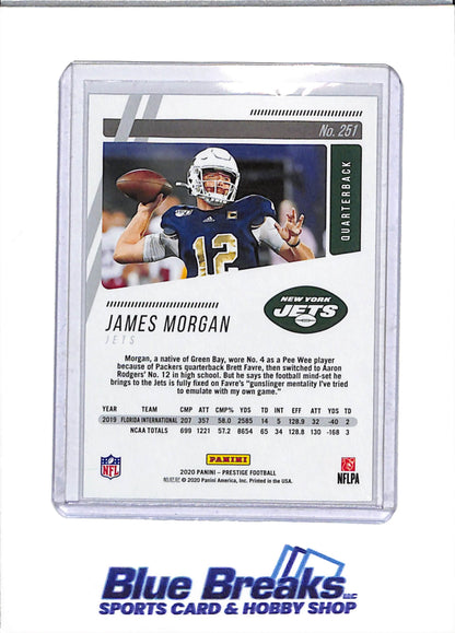 2020 Panini - Prestige - Xtra Points - James Morgan - 223/399 - #251 - Football - Mets