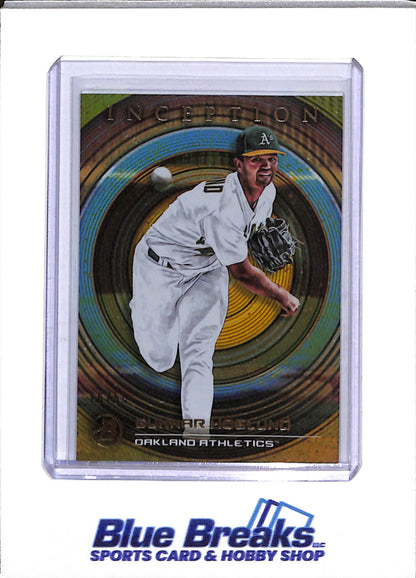 2022 Topps - Bowman - Inception - Gunnar Hoglund - Auto - 05/75 - #PA-GH - non-auto Blue/Aqua - 42/99 - #71 - Blue/Black - 59/99 - #71 - Yellow - 16/50 - #71 - Baseball - Athletics