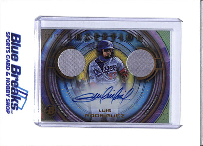 2022 Topps - Bowman - Inception Auto Dual Relic - Luis Rodriguez - 177/200 - #IADR-LR - Baseball - Dodgers