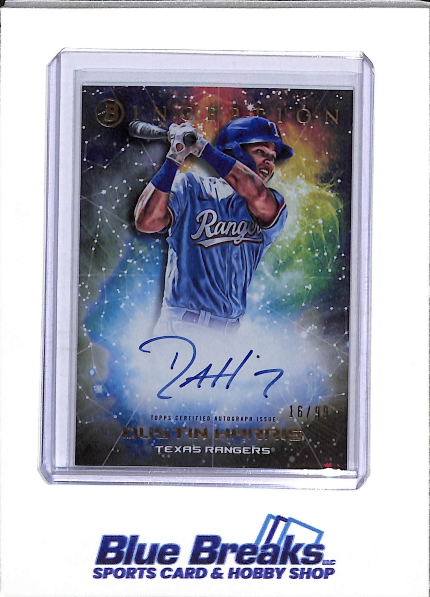 2022 Topps - Bowman - Inception - Auto Primordial Prospects - Dustin Harris - 16/99 - #PPA-DH - Baseball - Tigers