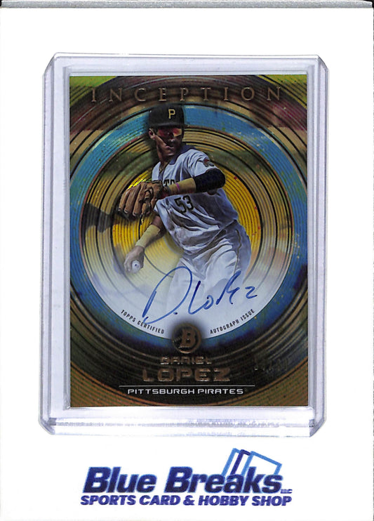 2022 Topps - Bowman - Inception Auto - Dariel Lopez -28/50 - #PA-DLZ - Baseball - Pirates