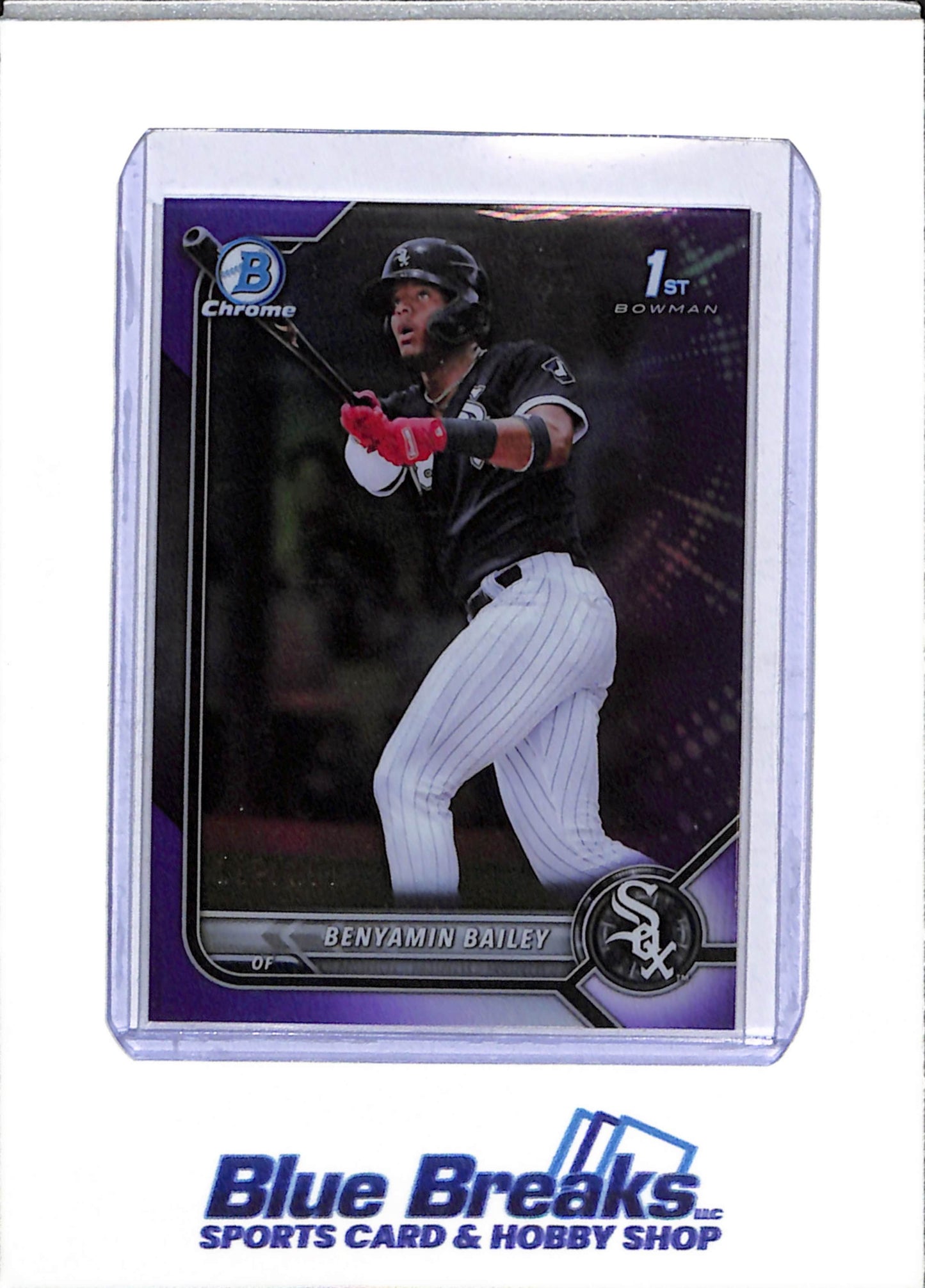 2022 Topps - Bowman Chrome - 1st Purple - Benyamin Bailey - 115/250 - #BCP-8 - Baseball - White Sox