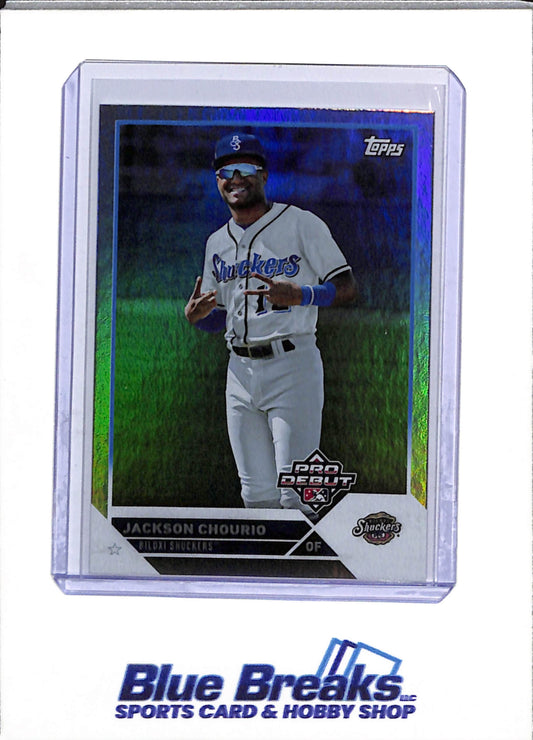 2023 Topps - Pro-Debut - Image Variation - Jackson Chourio - #PDC-40 - Baseball - Brewers