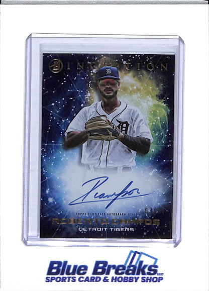 2022 Topps - Bowman - Inception Auto - Primordial Prospects - Roberto Campos - 69/75 - #PPA-RC - Baseball - Tigers