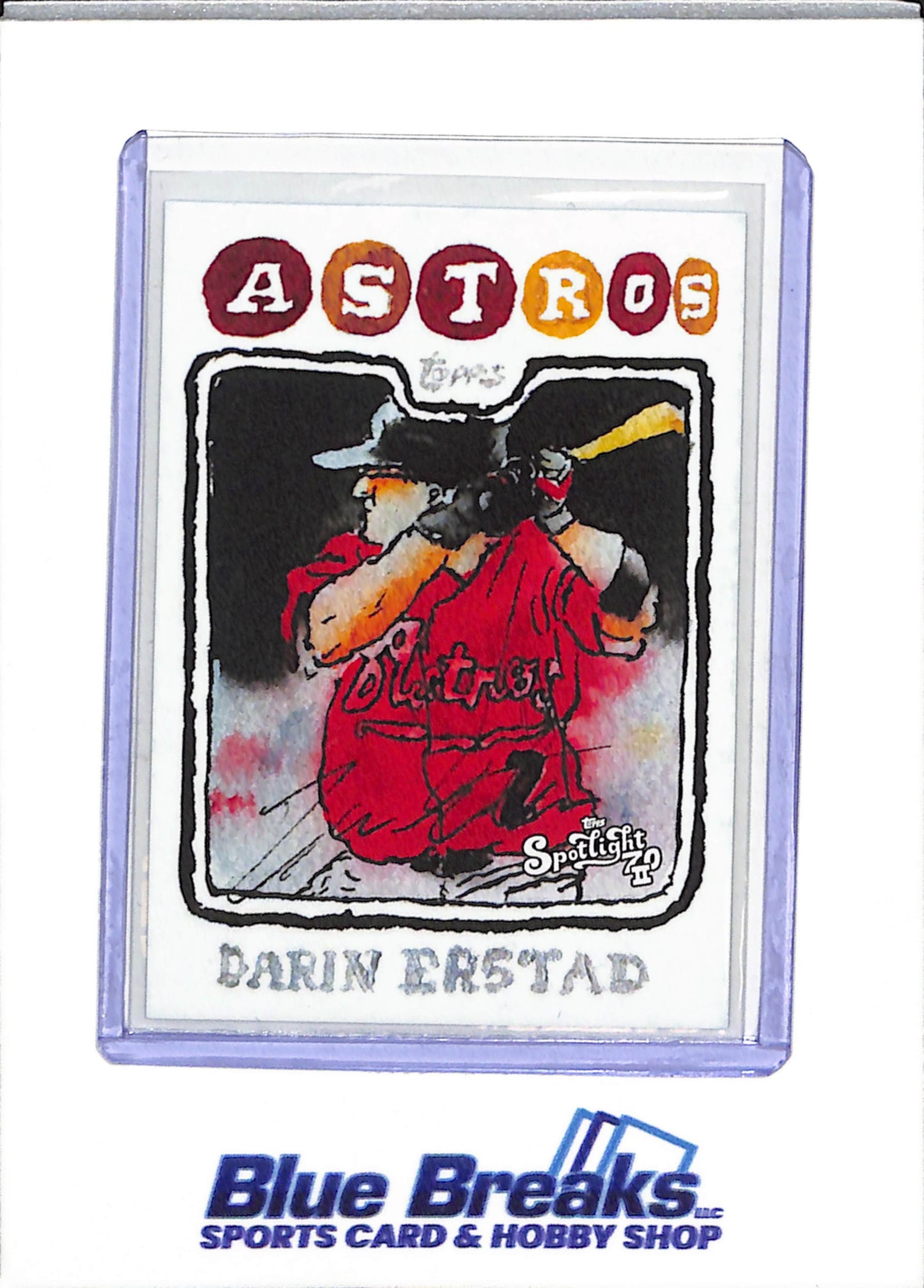 2022 Topps - The Spotlight - By Andy Friedman - Darin Erstad - 51/70 - #39 - Baseball - Astros