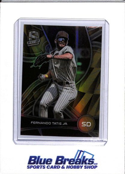 2022 Panini - Chronicles Spectra - Yellow/Black - Fernando Tatis Jr - 04/10 - #85 - Baseball - Padres