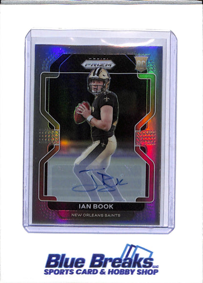 2021 Panini - Prizm - Rookie Card - Foil - Auto - Ian Book - #357 - Football - Saints