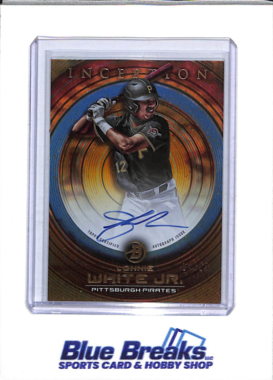 2022 Topps - Bowman - Inception Auto - Lonnie White Jr - 14/25 - #PA-LW - Baseball - Pirates