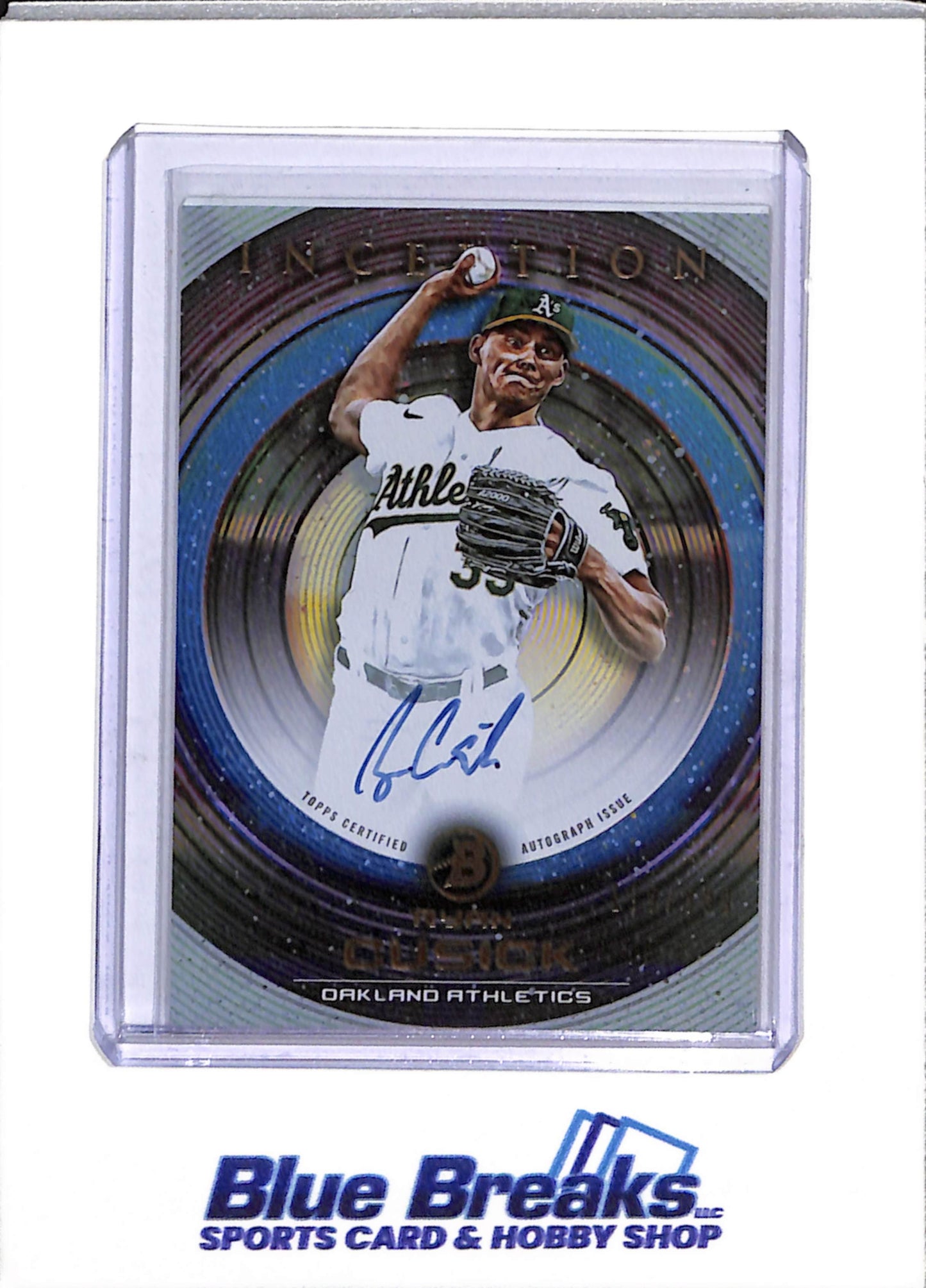 2022 Bowman - Inception - Ryan Cusick - Auto - 109/399 & 250/399 - #PA-RCK - Baseball - Athletics