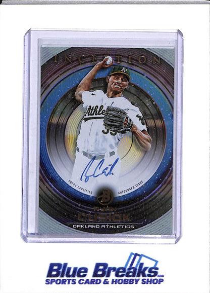 2022 Bowman - Inception - Ryan Cusick - Auto - 109/399 & 250/399 - #PA-RCK - Baseball - Athletics