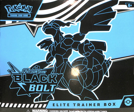 Pokemon - Scarlet & Violet: Black Bolt ETB Elite Trainer Box - Sealed Wax