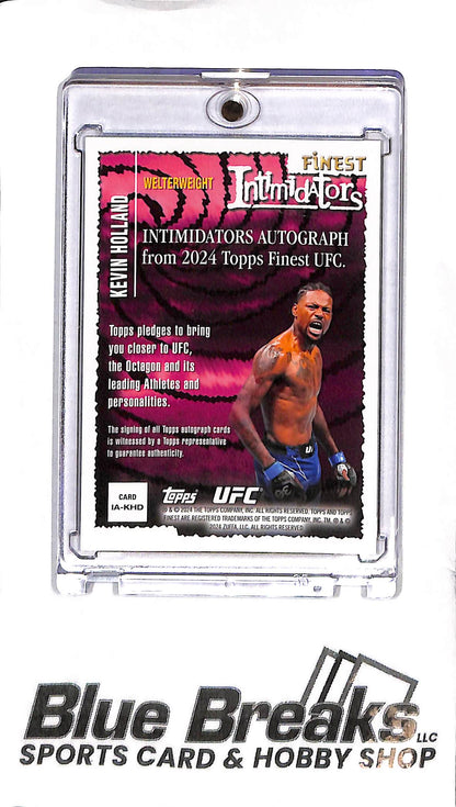 2024 Topps Finest UFC - Kevin Holland Intimidators Auto - IA-KHD - UFC - Welterweight