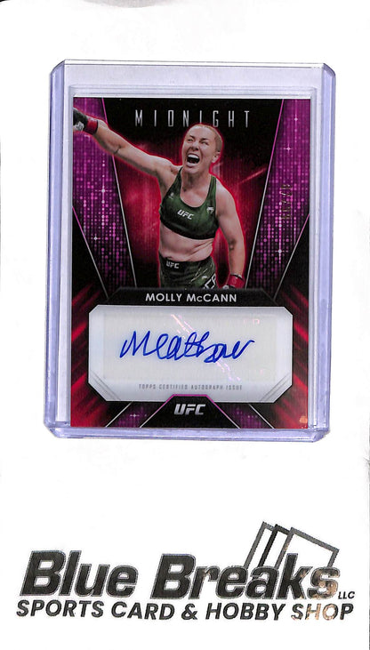 2024 Topps Midnight UFC - Molly McCann Auto - GG-MMN 87/99 - UFC - Flyweight