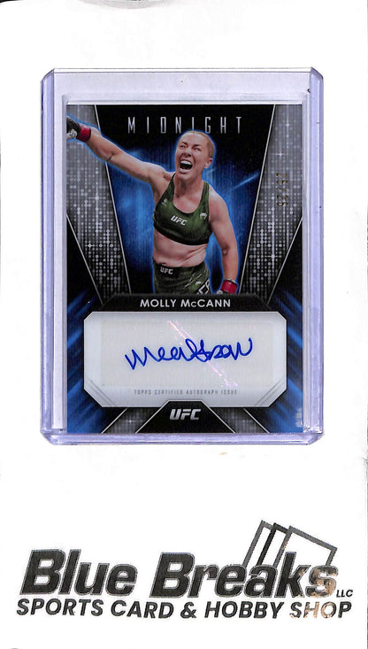 2024 Topps Midnight - Molly McCann Auto - GG-MMN 25/25 - UFC - Flyweight