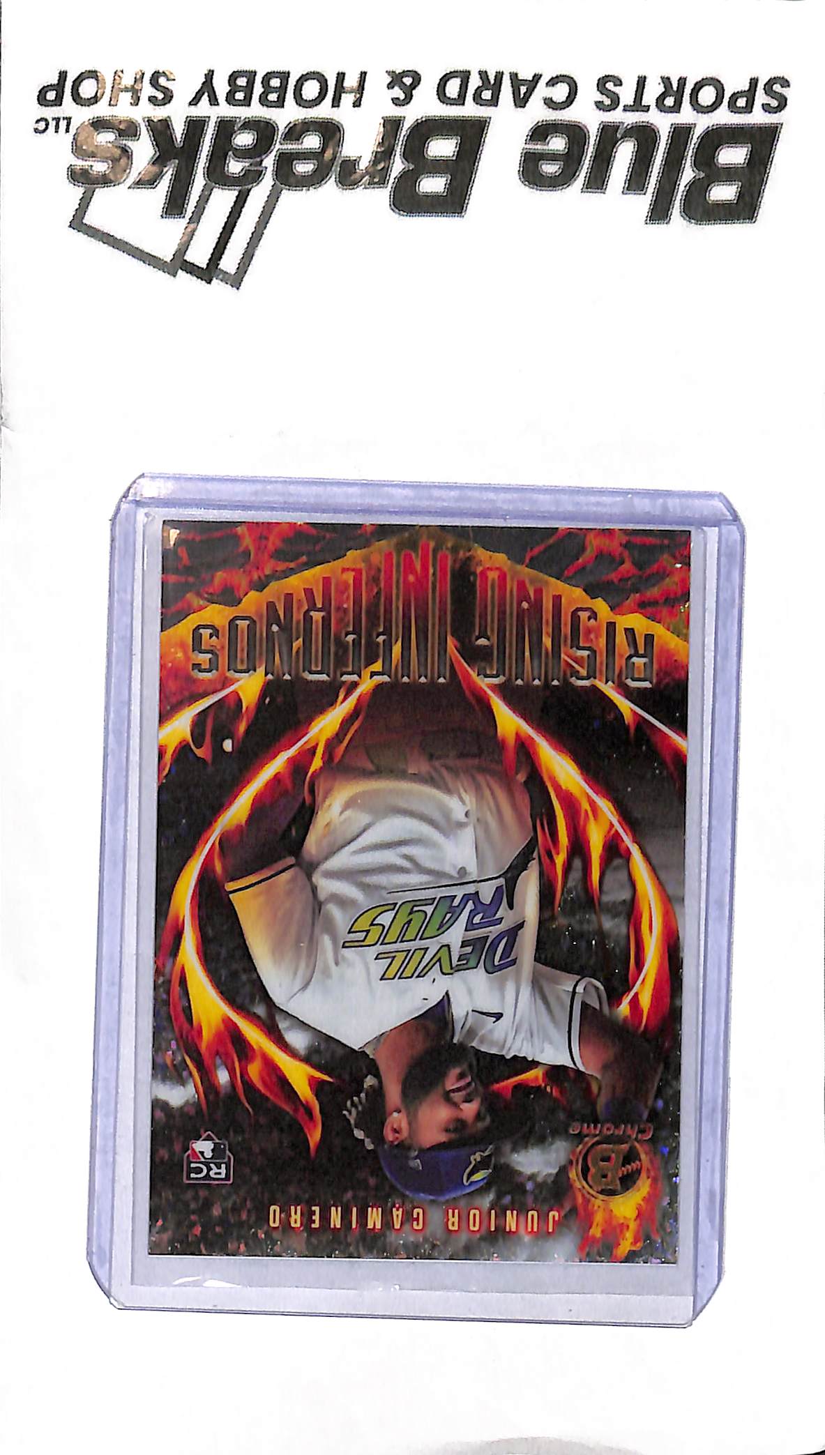 2024 Bowman Chrome - Junior Caminero - Rising Infernos - RI-6 131/150 - Baseball - Rays