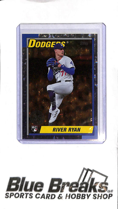 2025 Topps - River Ryan 35th Anniversary - T90-49 Gold 08/50 - Baseball - Dodgers