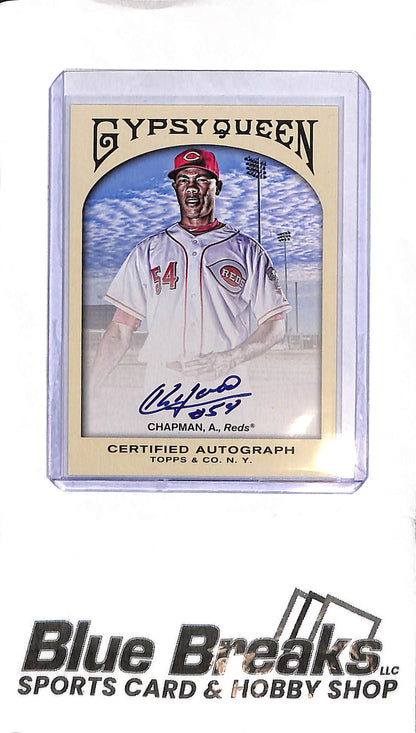 2011 Topps Gypsy Queen - Aroldis Chapman Auto - GQA-ACH - Baseball - Reds
