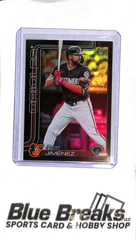 2025 Topps Series One - Eloy Jimenez #90 - Black Border 4/10 - Baseball - Orioles