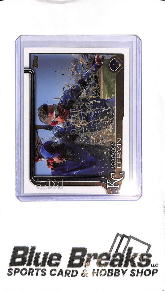 2025 Topps Series One - Freddy Fermin - Golden Mirror SSP #346 - Baseball - Royals