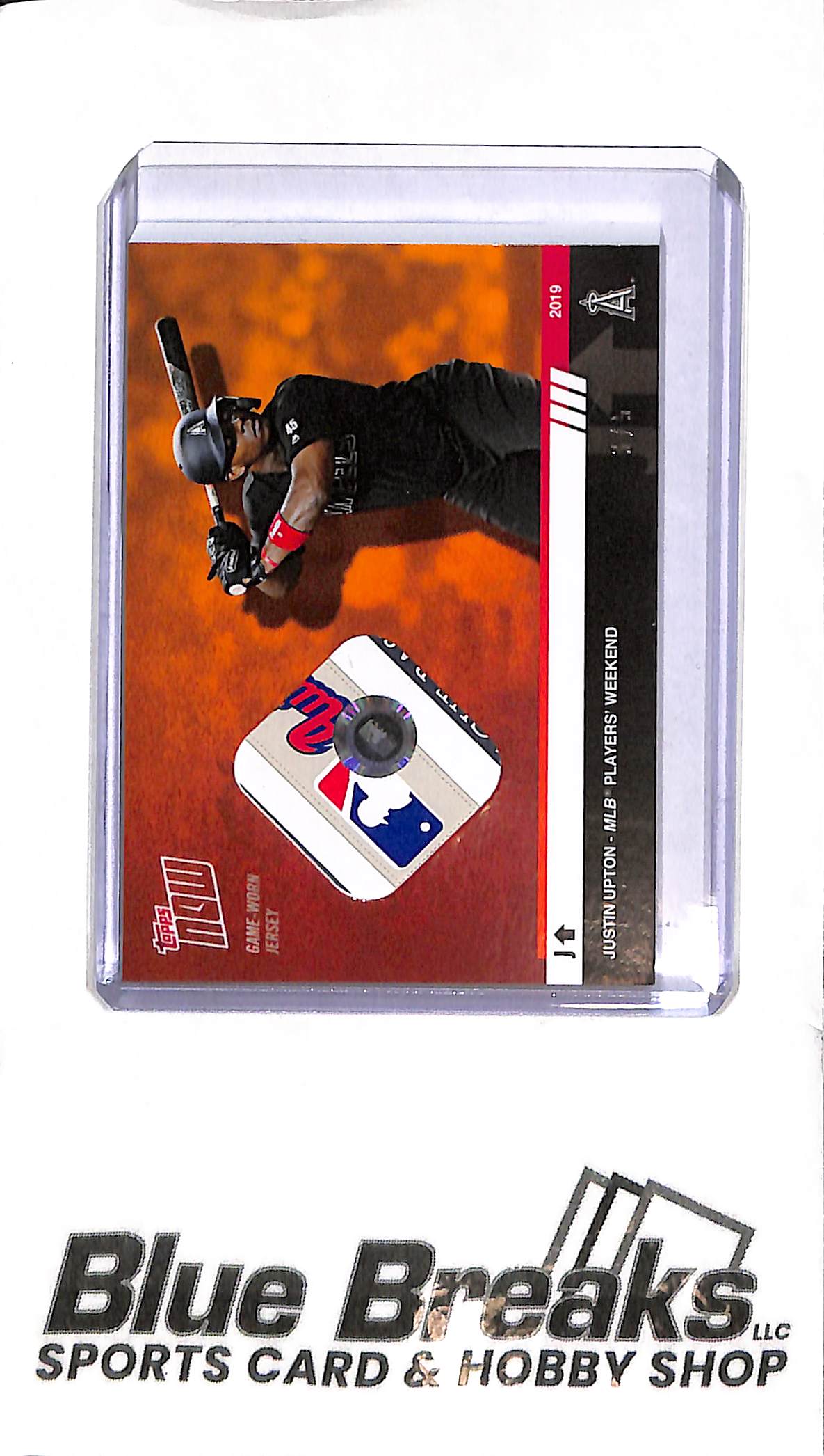 2019 Topps Now - Justin Upton Relic - PW-4G - 3/5 - Baseball - Angels