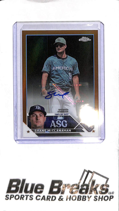 2023 Topps Chrome - Shane McClanahan All-Star Auto - ASGA-SMC - 34/50 - Baseball - Rays