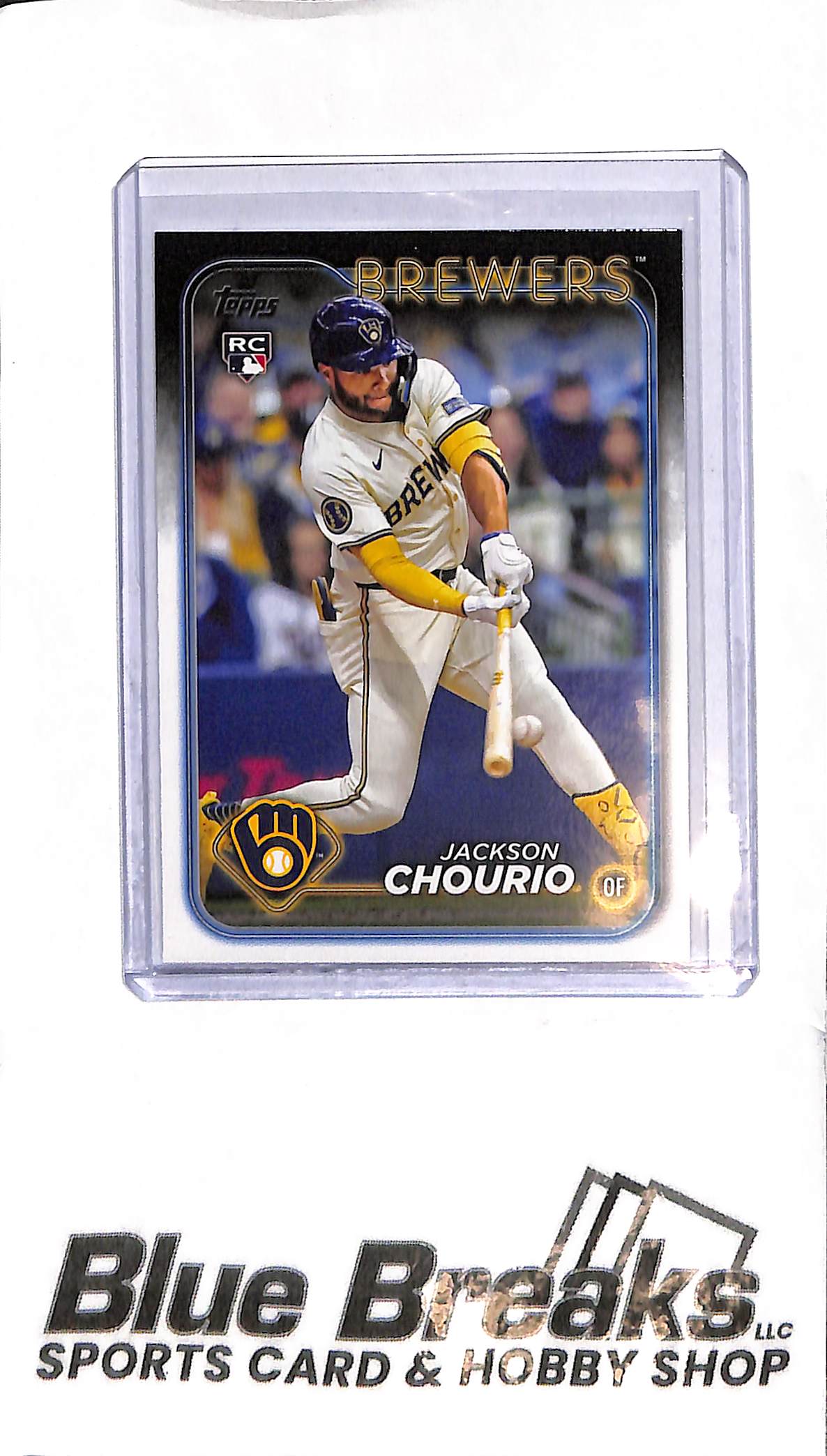 2024 Topps - Jackson Chourio - 698 - RC - Baseball - Brewers