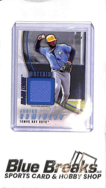2025 Topps - Junior Caminero Relic - MLM-JCA - 129/150 - Baseball - Rays