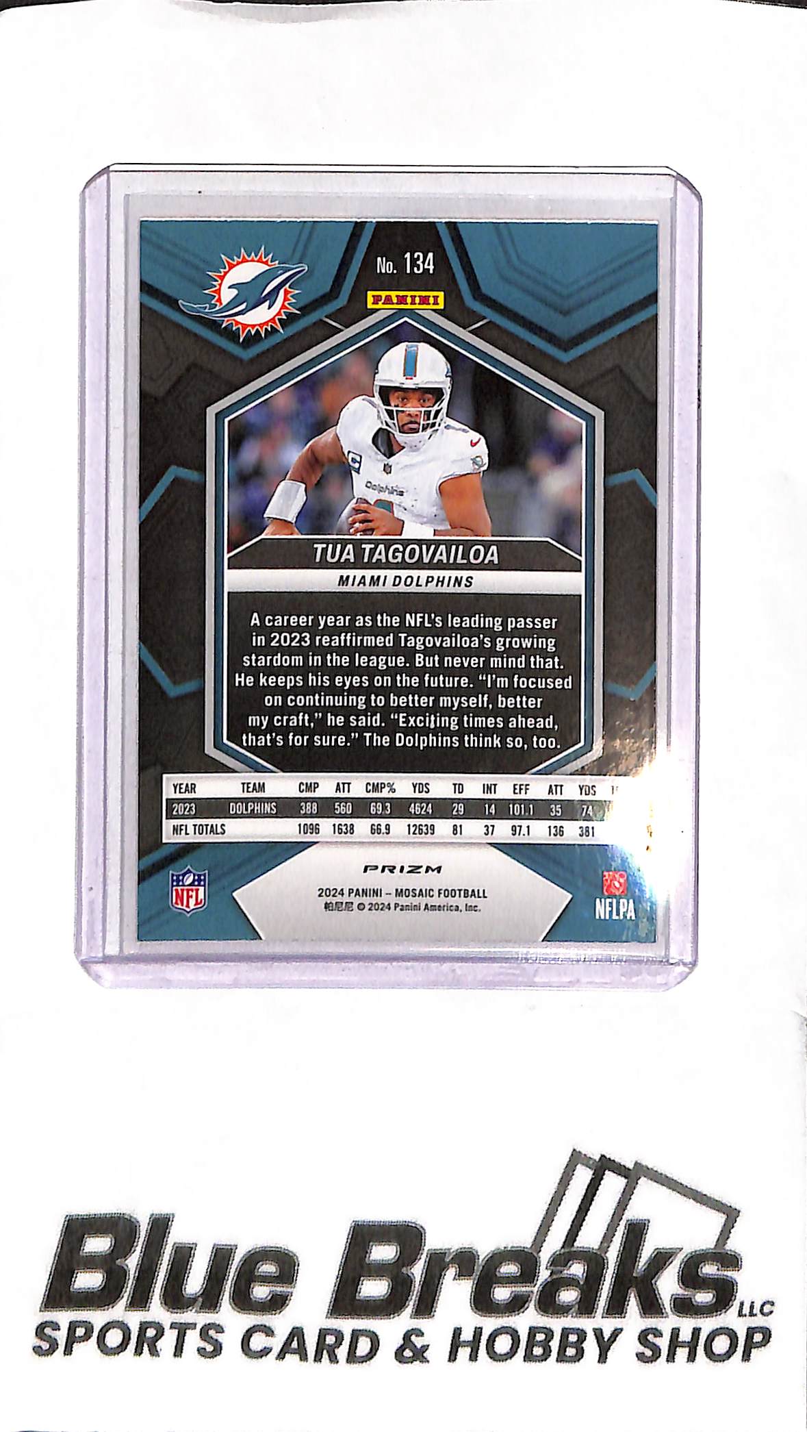 2024 Panini Honeycomb SSP - Tua Tagovailoa - 134 - Football - Dolphins