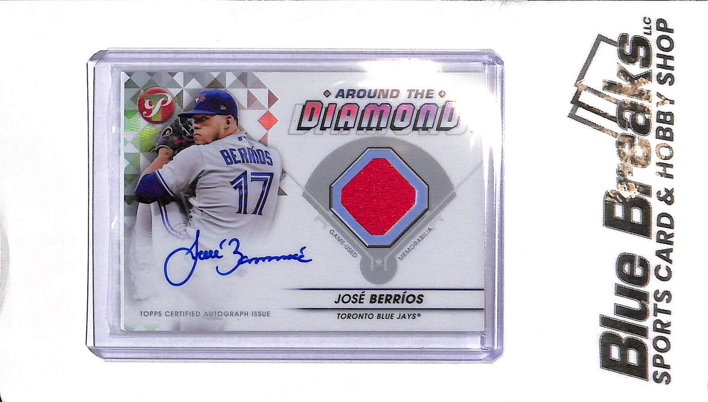 2023 Topps Pristine - Jose Berrios Auto Relic - ADR-JB - Baseball - Blue Jays