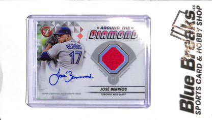 2023 Topps Pristine - Jose Berrios Auto Relic - ADR-JB - Baseball - Blue Jays