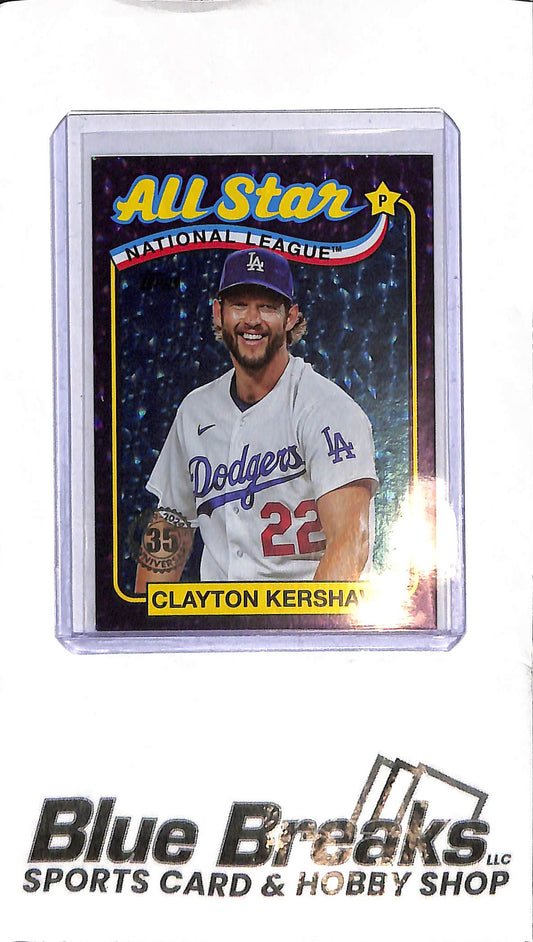 2024 Topps 35th Anniversary - Clayton Kershaw All Star Holo - 89ASB-49 - 37/75 - Baseball - Dodgers