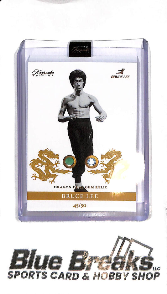 2024 Keepsake - Bruce Lee Dual Gem Relic - 140 - 45/50 - Fighting/Pop Culture