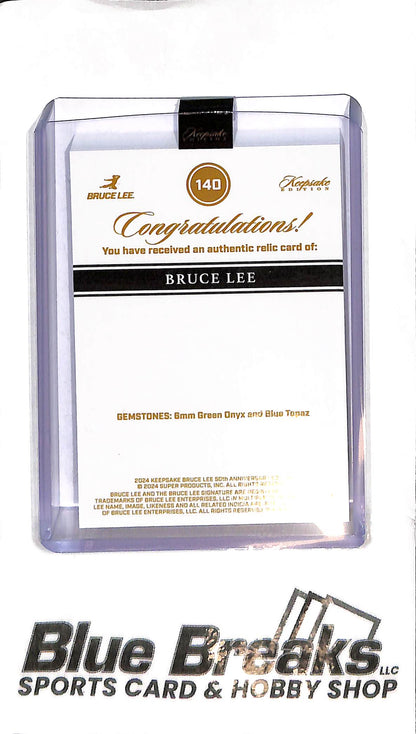 2024 Keepsake - Bruce Lee Dual Gem Relic - 140 - 45/50 - Fighting/Pop Culture