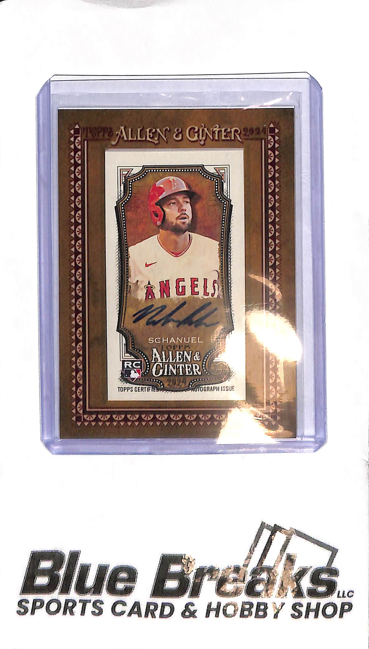2024 Topps Allen & Ginter - Nolan Schanuel Auto - MA-NS - Baseball - Angels