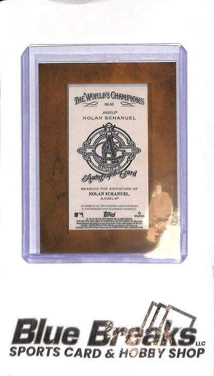 2024 Topps Allen & Ginter - Nolan Schanuel Auto - MA-NS - Baseball - Angels