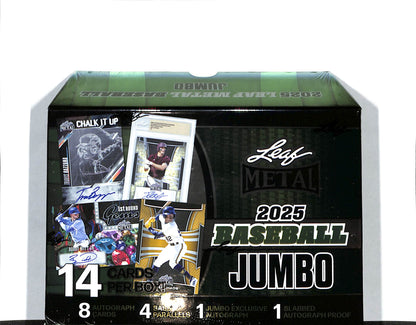 2025 Leaf Metal Baseball Jumbo - Sealed Wax
