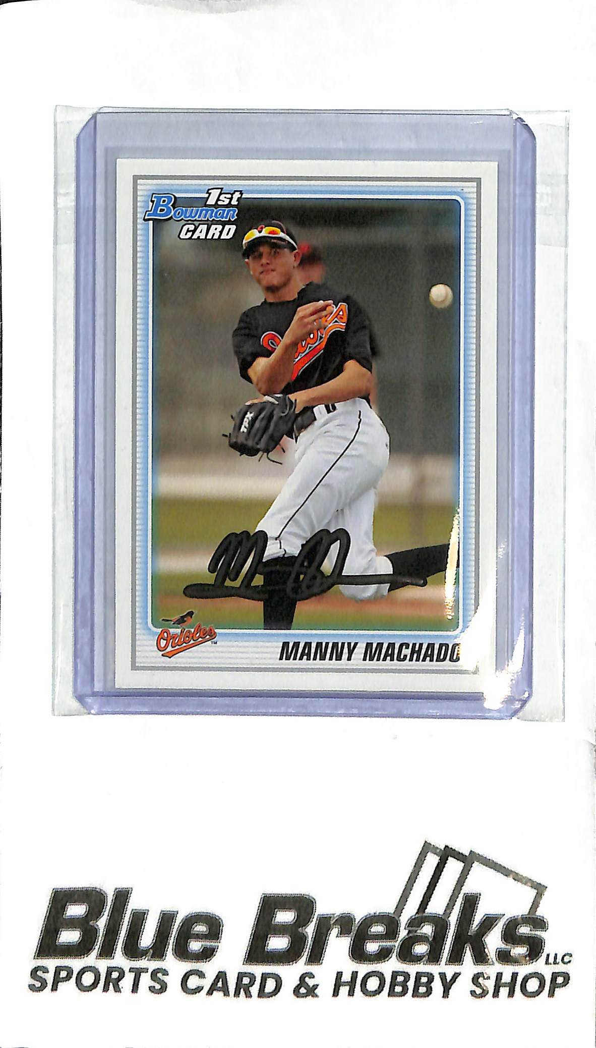 2010 1st Bowman - Manny Machado - BDPP80 - RC - Baseball - Orioles